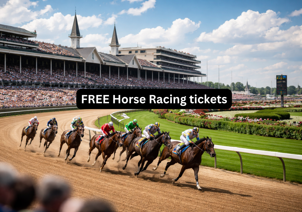 2 x FREE Horse Racing Tickets + Kids Go free Free Horse Racing tickets