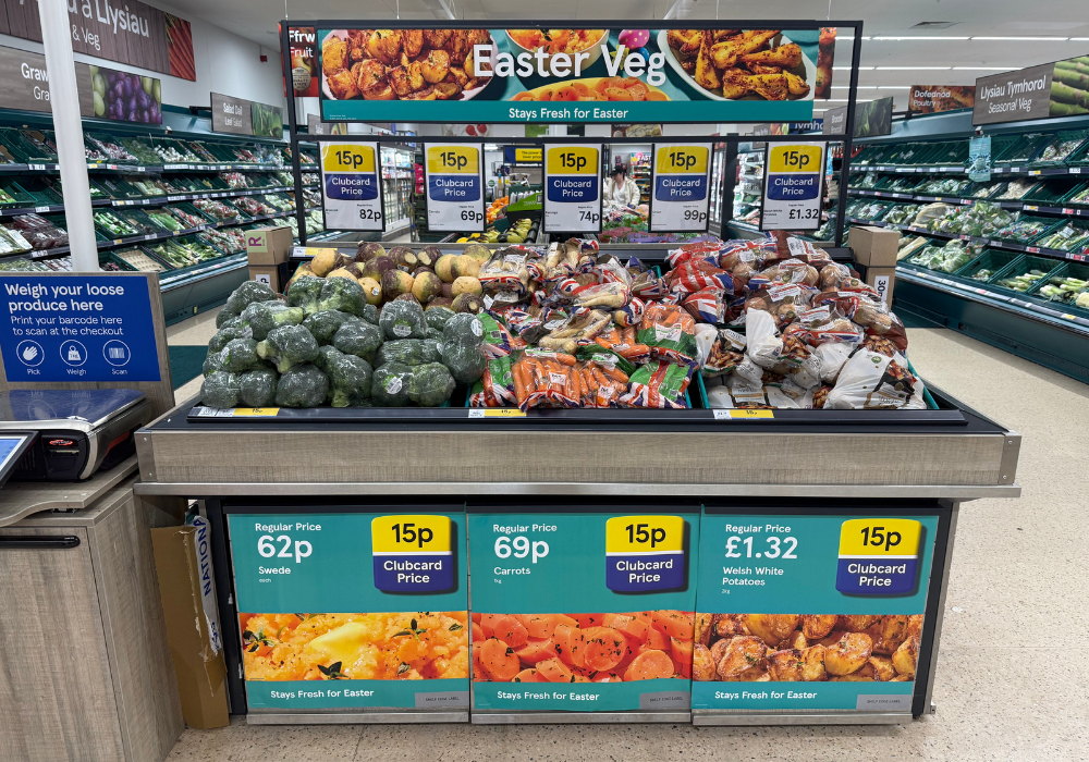 Tesco 15p Easter Veg