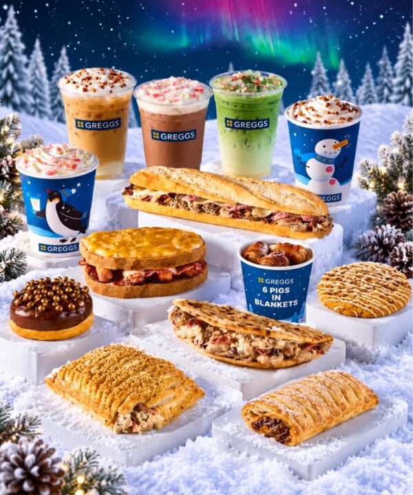 Greggs Christmas Menu is coming from Thursday, 22nd October 🥧 Savoury Snacks 🥧 Festive Bake…