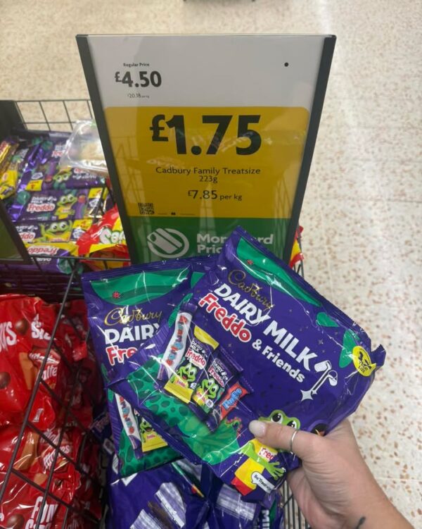 Cadbury Freddo packs down to £1.75 at Morrisons
