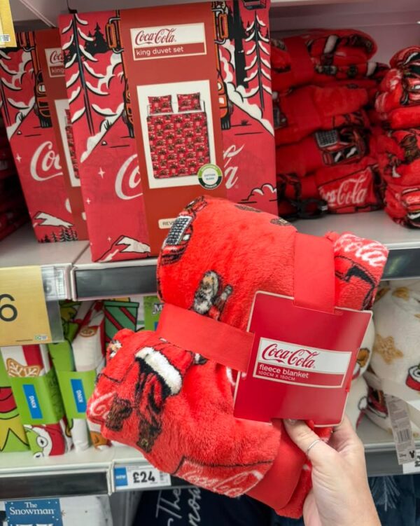 Coca Cola bedding range new at Asda