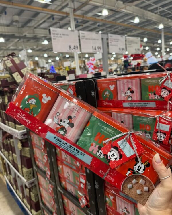 Limited edition Disney Christmas hot chocolate selection new at Costco