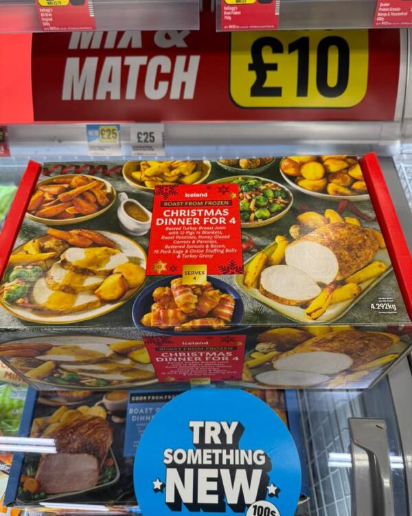 Christmas Dinner in a Box is BACK at Iceland