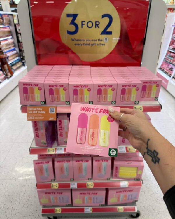 342 on White Fox gifts at Boots + buy online for an extra £10 off…