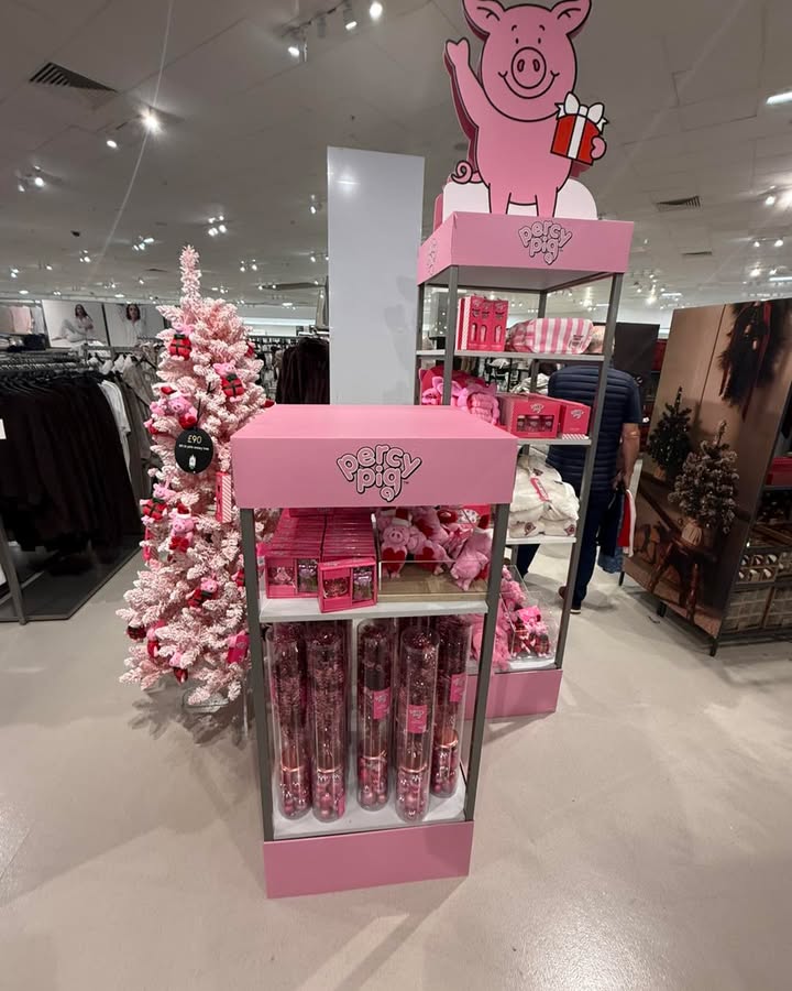 Percy Pig Christmas collab at M&S