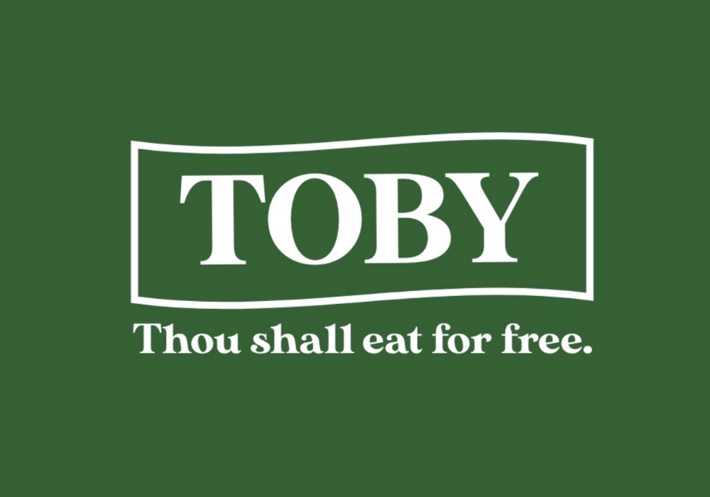 FREE Meal for Toby or Tabitha this december at Farmhouse Inns Toby Eats Free